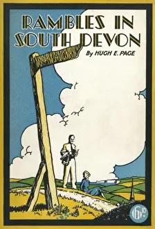 Rural Leisure Activities Prints: Rambles in South Devon - 1930s