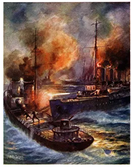 Rammed HMS Swift and HMS Broke, Straits of Dover, WW1 Rammed HMS Swift and HMS Broke, Straits of Dover, WW1