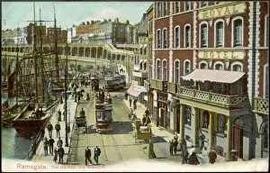 Victorian Era Transport Prints: Ramsgate Harbour