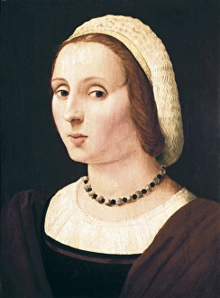 Raphael (1483-1520). Portrait of a lady. Renaissance Raphael (1483-1520). Portrait of a lady. Renaissance