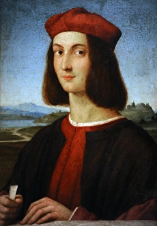 Raphael (1483-1520). Portrait of a Young Man Raphael (1483-1520). Portrait of a Young Man