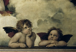 Raphael (1483-1520). The Sistine Madonna. 1512-1517 Raphael (1483-1520). The Sistine Madonna. 1512-1517