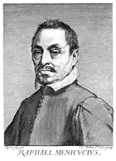 Raphael Menicucius Portrait Print circa 1670