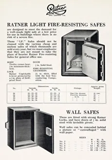 Ratner fire-resisting safes and wall safes Ratner fire-resisting safes and wall safes