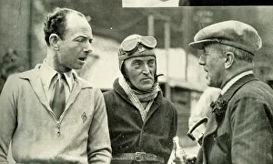 Raymond Mays, Sir Malcolm Campbell and Earl Howe Raymond Mays, Sir Malcolm Campbell and Earl Howe