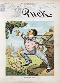 Puck Magazine Art Prints: Beyond his reach
