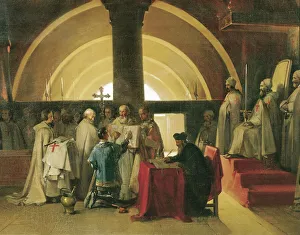 Reception of Jacques de Molay. 1840s; Reception Reception of Jacques de Molay. 1840s; Reception