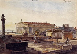 Reconstruction of the Mystic Temple of Ceres in Eleusis 1812 Date: 1812 Reconstruction of the Mystic Temple of Ceres in Eleusis 1812 Date: 1812