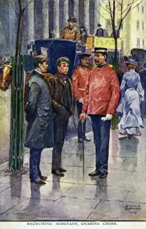 Army Recruiting Sergeant Print, 1903