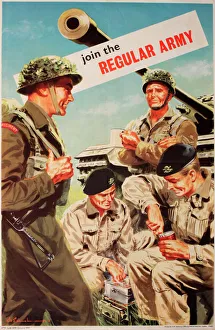 Recruitment poster, join the Regular Army Recruitment poster, join the Regular Army