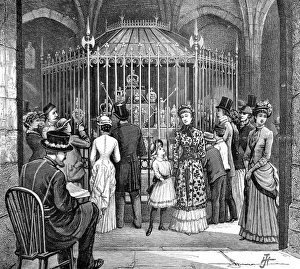 The Regalia at the Tower of London, 1885 The Regalia at the Tower of London, 1885