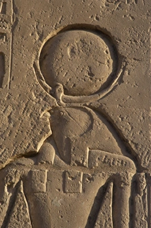 Relief depicting the god Ra. Ramesseum. Egypt Relief depicting the god Ra. Ramesseum. Egypt