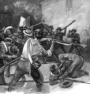 American War Of Independence Prints: Remember the Alamo