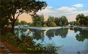 Reno, Nevada, USA - Wingfield Park and Truckee River Reno, Nevada, USA - Wingfield Park and Truckee River
