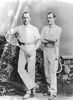British Tennis History Prints: The Renshaw Twins