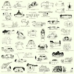 Repeating Pattern - Heath Robinson Motorcars Repeating Pattern - Heath Robinson Motorcars