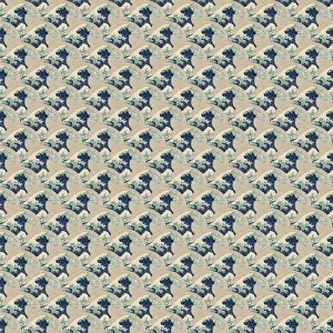 Repeating Pattern - Hokusai Great Wave Repeating Pattern - Hokusai Great Wave