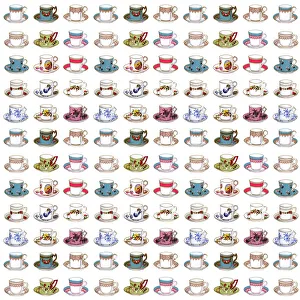 Repeating Pattern - Tea Cups