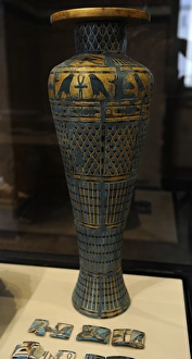 Replica of the cult vessel with inlays. 20th BC. Neues Museu Replica of the cult vessel with inlays. 20th BC. Neues Museu
