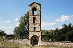 Republic of Albania. Moscopole. Church of the Dormition of t Republic of Albania. Moscopole. Church of the Dormition of t