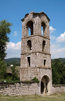 Republic of Albania. Voskopoja. Church of the Dormition of t Republic of Albania. Voskopoja. Church of the Dormition of t
