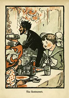 Charles Robinson Artwork Prints: The Restaurant