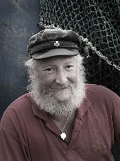 Retired sailor on the quayside at Kirkcudbright Harbour Retired sailor on the quayside at Kirkcudbright Harbour