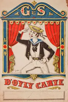 Retro Print of Sir Joseph Porter from HMS Pinafore