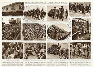 Return of British and French troops from Dunkirk, WW2 Return of British and French troops from Dunkirk, WW2