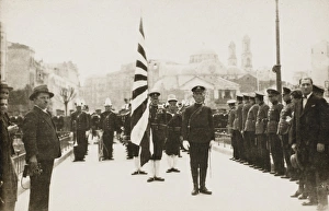 Review of Japanese troops by Ataturk Review of Japanese troops by Ataturk