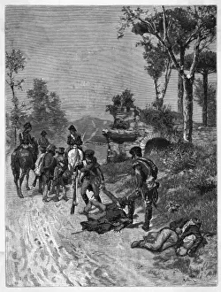 Revolt at Cilento Print: 19th Century Italian Uprising