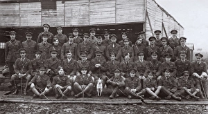 RFC group photo, Northern France, WW1 RFC group photo, Northern France, WW1