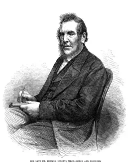 Textile Machinery History Prints: Richard Roberts, Engineer
