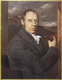 Richard Trevithick Railway Engineer Print 1816 Engraving