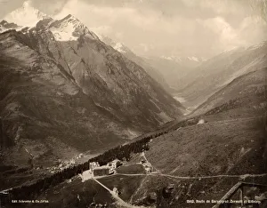 Riffelalp Hotel and the road to Zermatt and Gornergrat Riffelalp Hotel and the road to Zermatt and Gornergrat