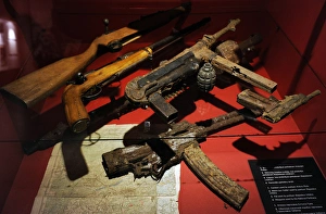 Rifles and machine guns used by the Latvian national partisa Rifles and machine guns used by the Latvian national partisa