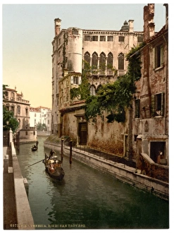 Rio San Trovaso and palace, Venice, Italy Rio San Trovaso and palace, Venice, Italy