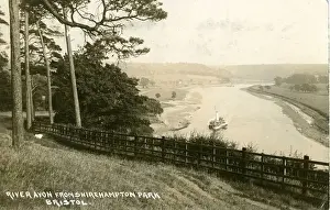 Bristol River Avon Prints: River Avon viewed from Shirehampton Park, Bristol, Bristol C