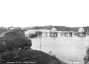 Early 20th Century Print of Toome River Bann and Eel Weirs