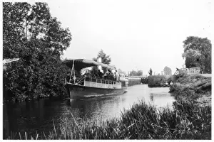 The River Steamer Cliveden Print on the Thames at Abingdon