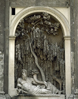 River Tiber. Four Fountains (Quattro Fontane), 1588-1593, de River Tiber. Four Fountains (Quattro Fontane), 1588-1593, de