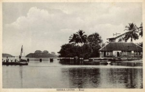 River view in Sierra Leone, West Africa River view in Sierra Leone, West Africa