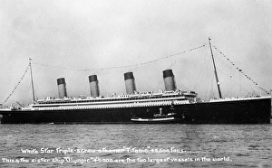RMS Olympic, cruise ship of the White Star Line RMS Olympic, cruise ship of the White Star Line
