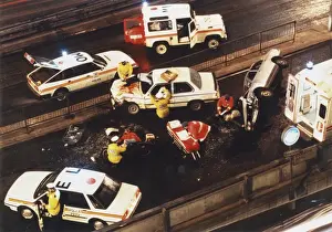 Metropolitan Police Officers Prints: Road Accident Simulation