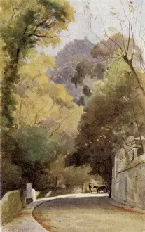 Romantic Era Landscapes Prints: A Road in Cintra