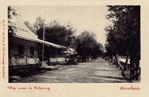 Road near Oedjoong, Surabaya, East Java, Indonesia Road near Oedjoong, Surabaya, East Java, Indonesia