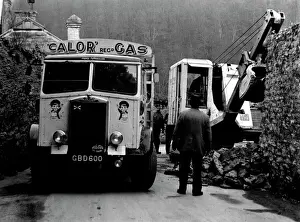 Brixham Road Widening Print, 1950s