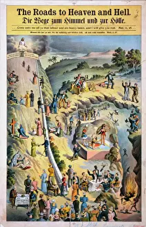 Good V Evil Artwork Prints: The roads to Heaven and Hell