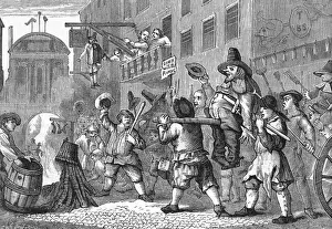 Fleet Street History Prints: Roasting the rumps