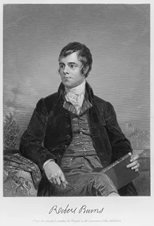 Poet Prints: Robert Burns Scottish poet print